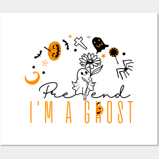 Pretend I'm a good old fashioned ghost, Halloween Posters and Art